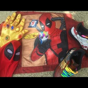 Custom “Deadpool” jacket vest